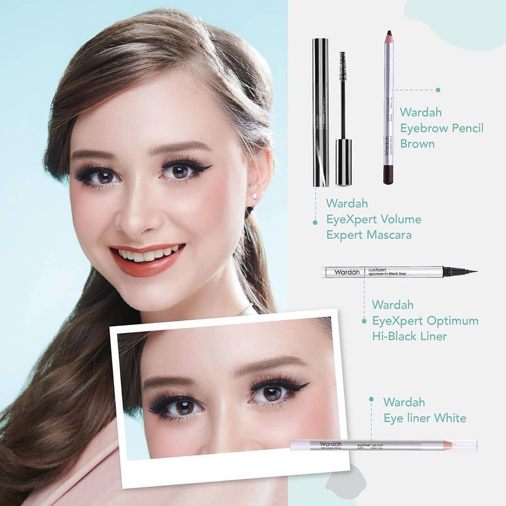 ❤ BELIA ❤ Wardah Eyeliner Pencil Black / White Eye Liner Pensil Eye Xpert BPOM