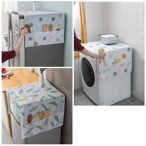 Cover Peva Anti Air Tutup Kulkas,Mesin Cuci Serbaguna