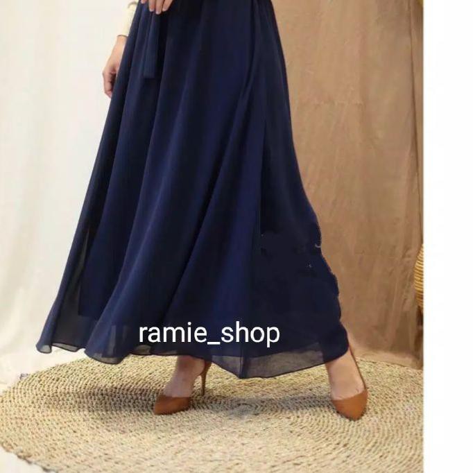 ✮ ROK CERUTI ROK PANJANG POLOS FULL FURING ☄