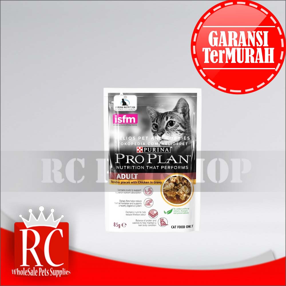 ProPlan Makanan Kucing Ayam Chicken Cat Food Pouch Sachet 85 gram