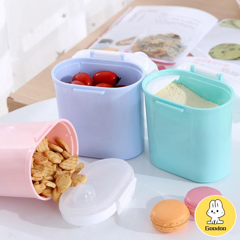 Bayi Susu Bubuk Kotak Penyimpanan Kedap Udara Besar Tangki Wadah Portabel Penyimpanan Makanan -Doo