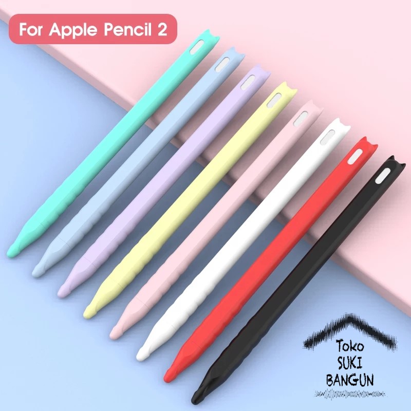 Apple Pencil 2 Case Full Cover CAT EAR Silicone 2nd Gen Ipad APR2-005