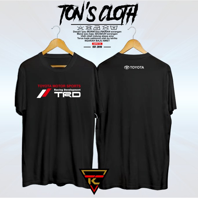 KAOS BAJU TRD TOYOTA RACING DEVELOPMENT KAOS OTOMOTIF MURAH - ANKY CLOTH