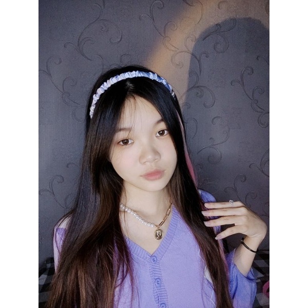 Rebecca Coin Pearl Chain Choker Necklace Kalung Korea Mutiara Rantai Kombinasi Charm Koin Elizabeth