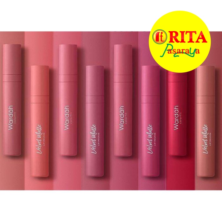 Wardah Colorfit Velvet Lip Mousse / Kosmetik Wanita / Lipstik