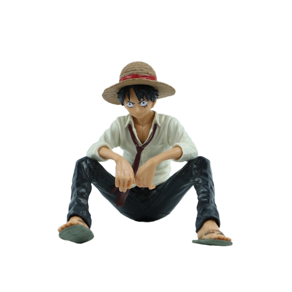 Mainan Action Figure Model Anime One Piece Luffy Monkey D Luffy Klasik Bahan Pvc Ukuran 13CM Untuk Dekorasi Kue