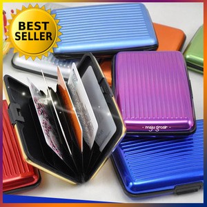 Dompet Kartu Alumunium Nama Kartu Kredit ATM KTP SIM Card Caddy Candy Guard Wallet [MG31]