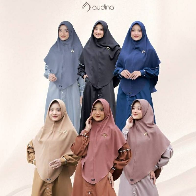 Bilqis Khimar Ori Audina/Khimar 1 layer Ped Antem/Jilbab Audina/Khimar Audina