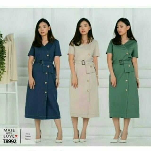 Dress maje plus belt