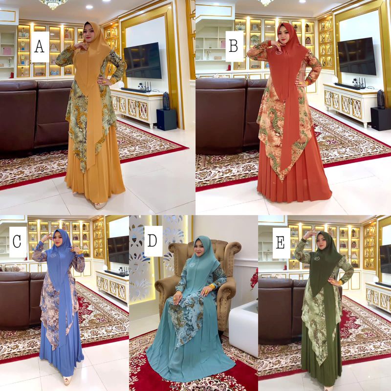 ♥️ DHEAAFIECCENA1 ♥️syar'i by irna emerald/syar'i by irna terbaru/AULIA BY IRNA GALLERY/AULIA BY IRN