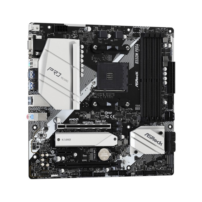 ASRock B550M Pro4 (AM4, AMD Promontory B550, DDR4, USB3.2, SATA3)