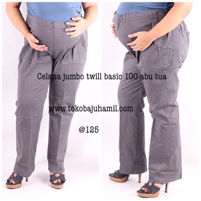 Celana Hamil Jumbo 100 Abu