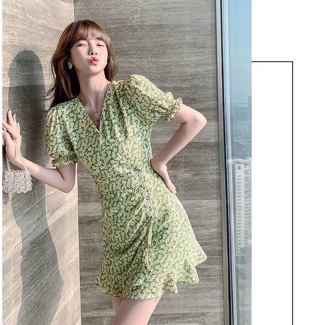 Mini Dress Casual Korea Kekinian