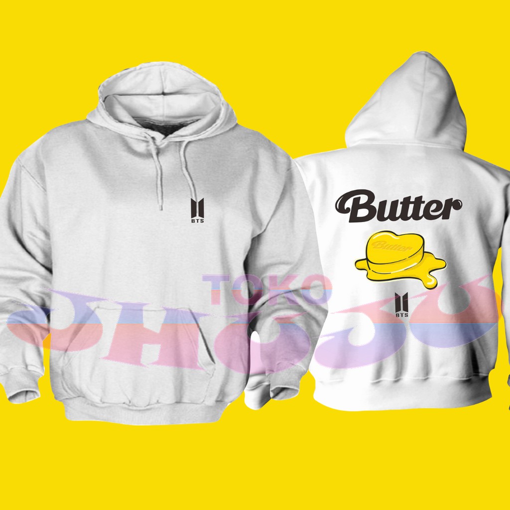 Jaket Hoodie Jumper BTS new single BUTTER PRINTING / hoodie BTS jungkook style