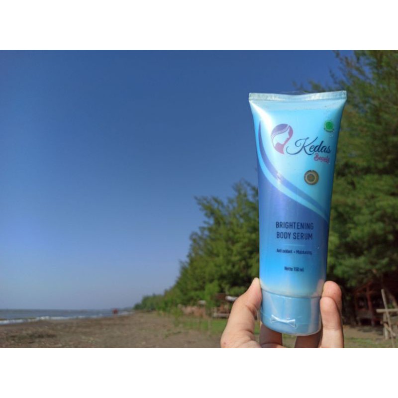 COD kedas beauty 100 % original brightening body serum pemutih badan BPOM kedas Body serum halall-Body serum