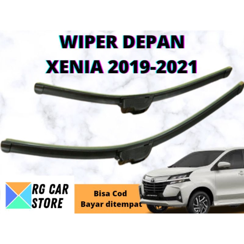 WIPER XENIA 2019-2021 FRAMELESS ISI 2PCS DIJAMIN PNP TINGGAL PASANG BERKUALITAS