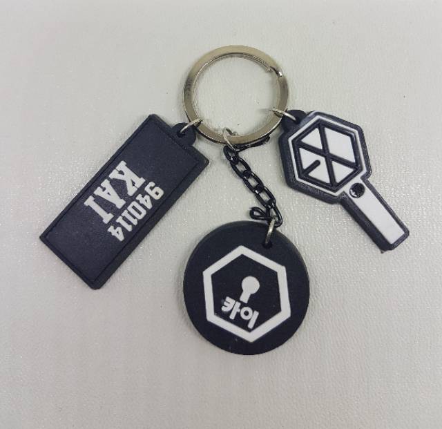 EXO GANTUNGAN KUNCI EXO KPOP LIGHT STICK KEYCHAIN EXO LIGHTSTICK