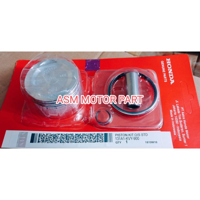 PISTON KIT RING SEHER  BEAT LAMA SCOOPY KARBU STANDAR STD KVY SEHER BEAT 110 KARBU STD KVY