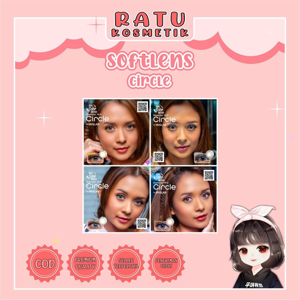 ❤ RATU ❤ Softlens Living Color Mini Circle Normal | Soflens Dia 14mm