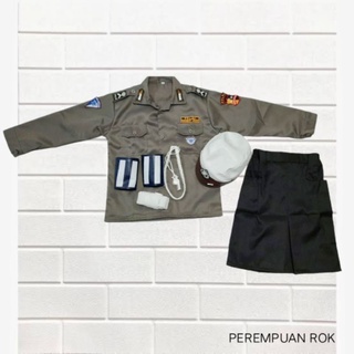 Jual Baju Polisi Anak Polwan Rok Costume Lengkap Terlaris | Shopee