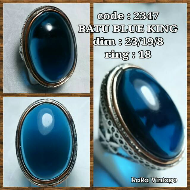 Batu akik blue king
