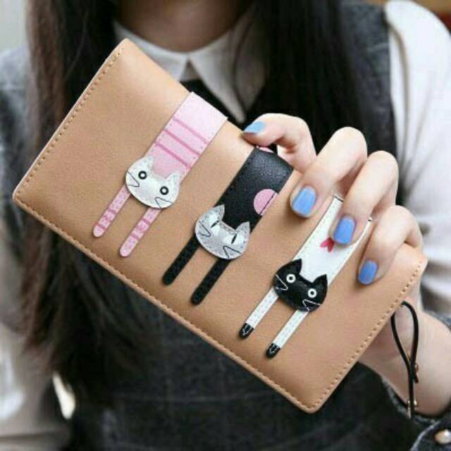 Dompet murah fashion cat seri 3baris pjg