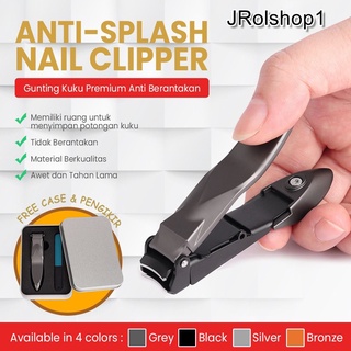 gunting kuku bahan stainless steel anti splash anti karat