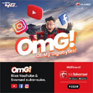 Paket Internet OMG 10GB harga 6500