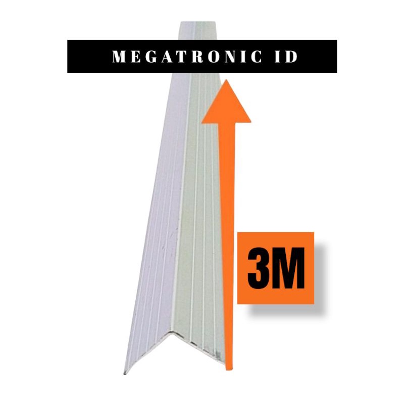 {FREEONGKIR} GAN SIKU LIST L SILVER (TEBAL) ALUMINIUM FOR HARDCASE BOX SIKU HARDCASE LIST L