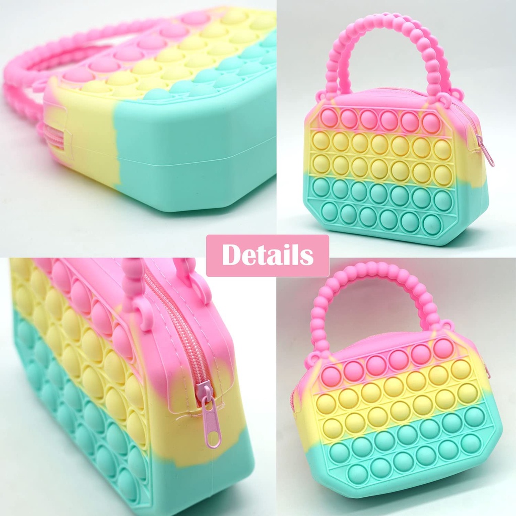 Pop It Sling Bag Tas Selempang Jelly Anak Perempuan Laki Laki / Tas POP IT Selempang Anak - GP-1004