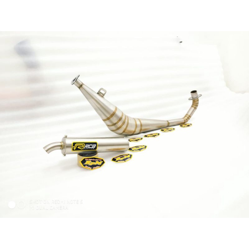 Knalpot RCB BM Power Satria Hiu - Satria RU 120 - Satria Lumba - LSCM