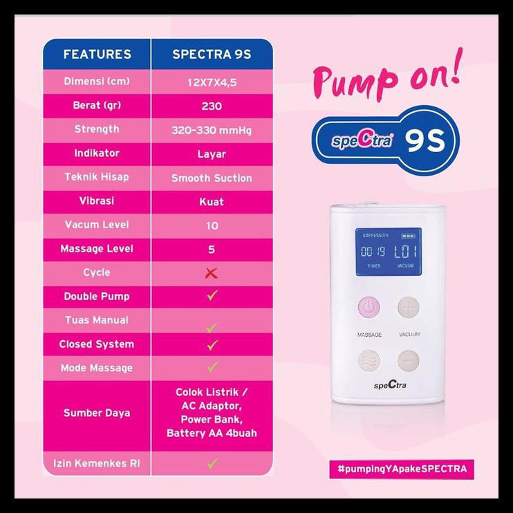 Spectra Breastpump Elektrik 9s