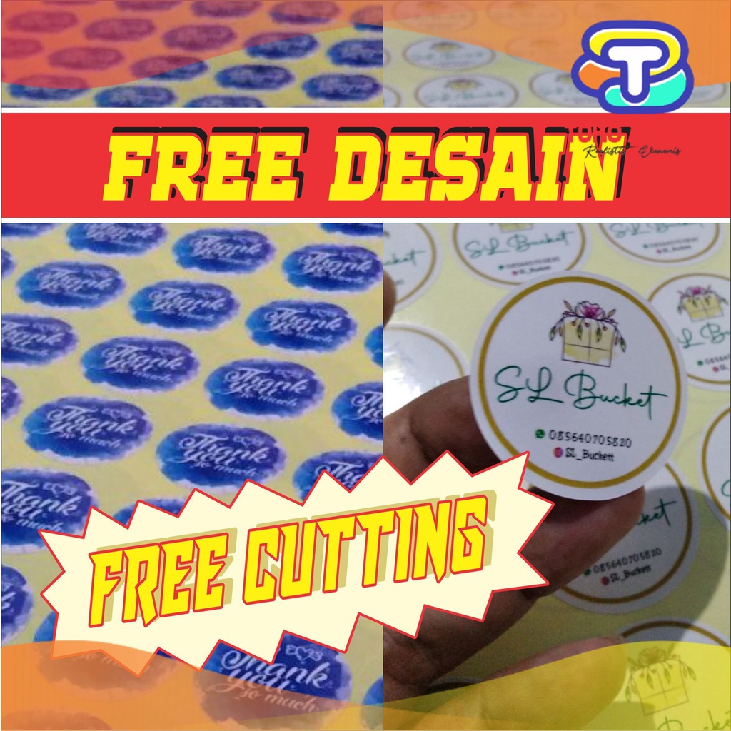 

FREE DESAIN CUSTOM STIKER MAKANAN LABEL PRODUK KEMASAN HOMEMADE LOGO MURAH Toko_ARsha
