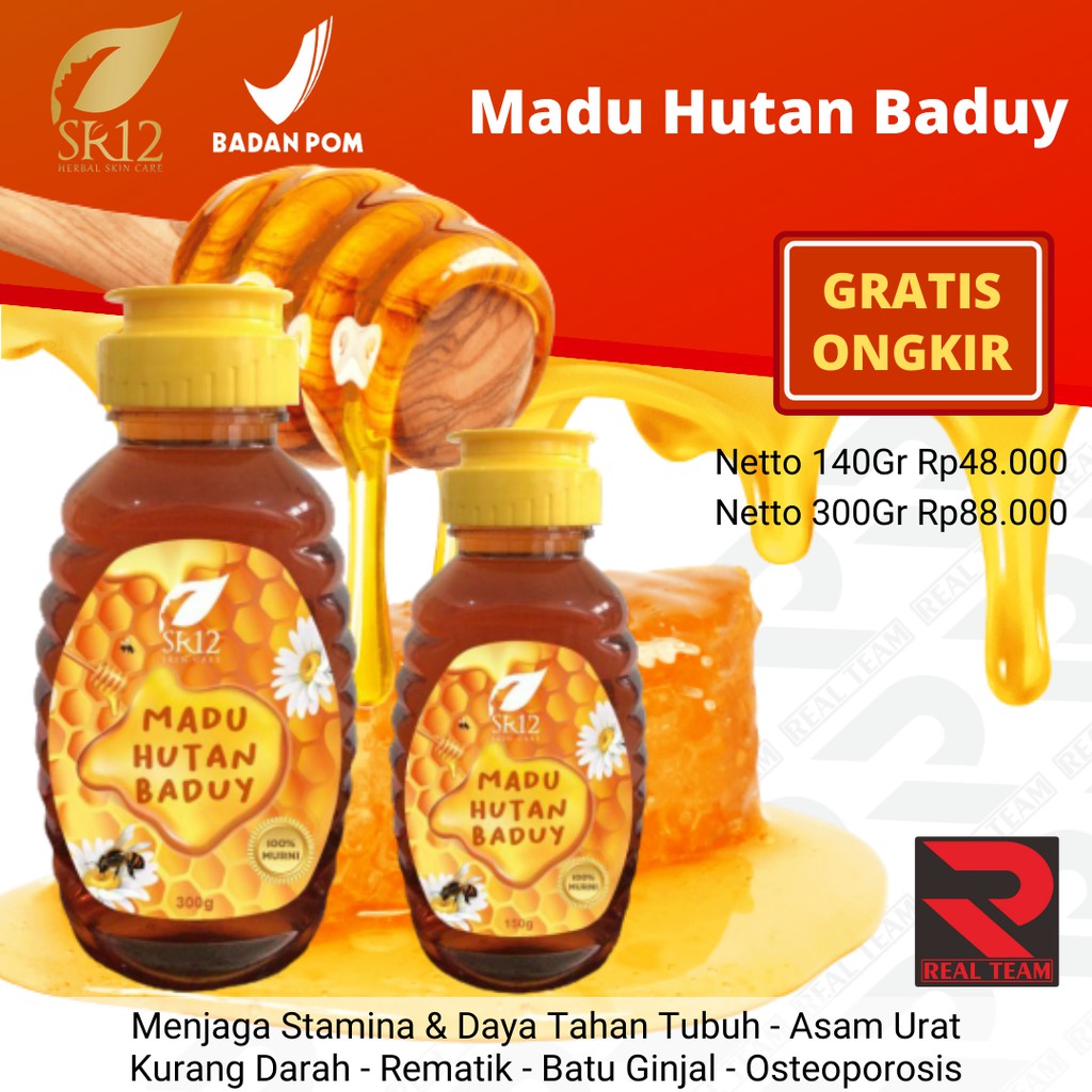 Madu Hutan Baduy SR12 Asli - Madu Badui Murni SR12 - Madu Hutan SR12 - Madu Baduy Asli Premium