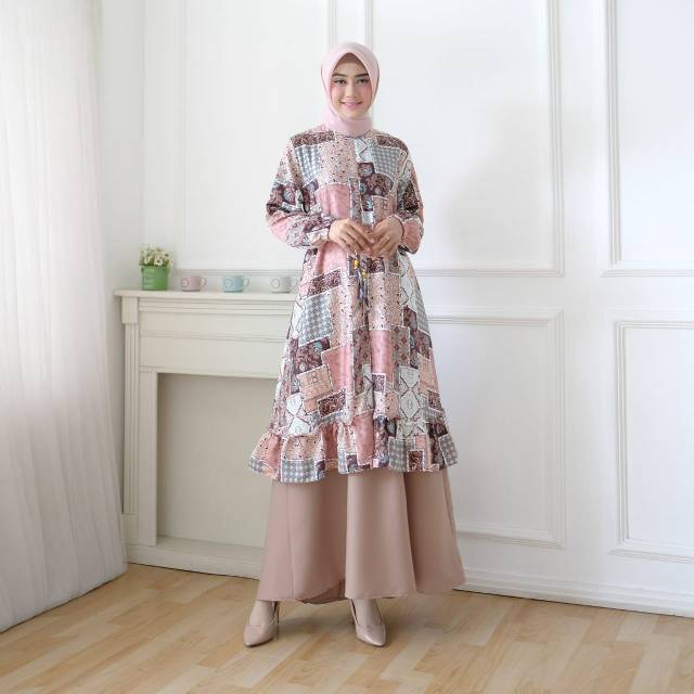 MODESSE TRENDY GO FIT TO XL BUSANA CANTIK MUSLIM TERBARU