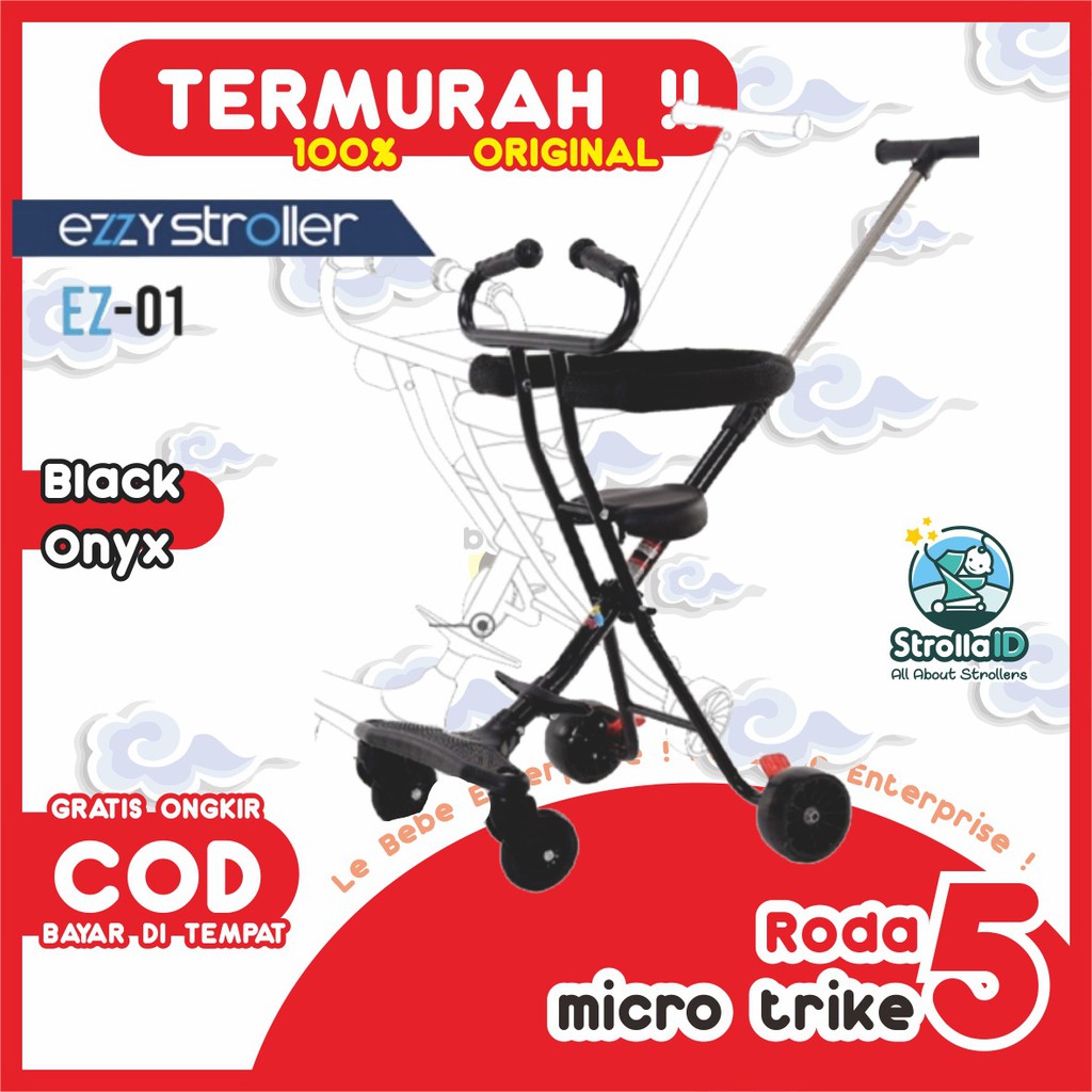 Stroller PMB EZZY EZ-01 EZ-03 Micro Trike Smart Trike Sepeda Murah Sepeda Anak Bayi Sepeda Roda 4 Em