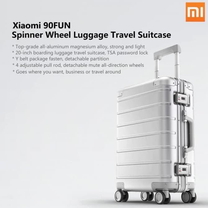 xiaomi 20 inch metal travel suitcase