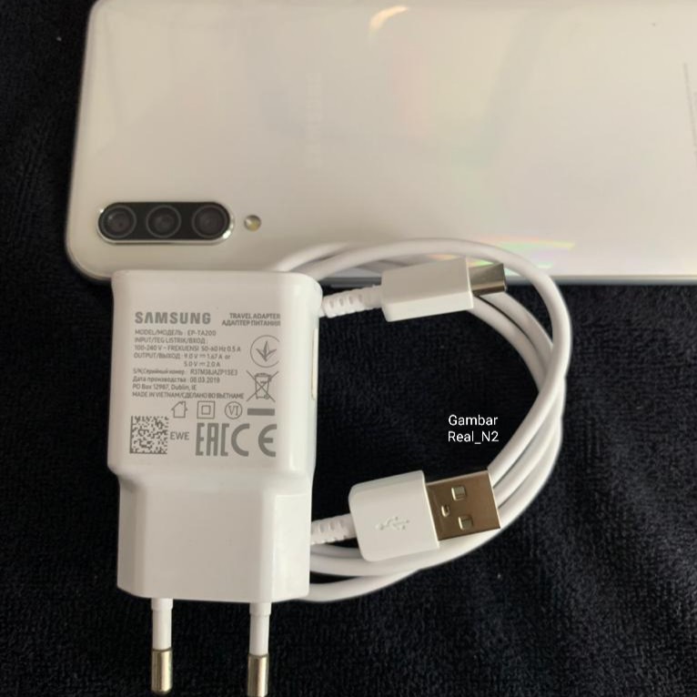 Charger Cas Samsung Original A50s Bawaan HP Langsung Diambil Dari HP Support A51 A20s