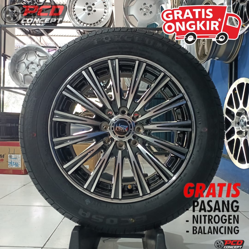 PAKET MURAH PELEK MOBIL DAAN BAN R15 PNP BRIO AGYA CALYA MARCH DATSUN GO R15 HSR TEMPURA