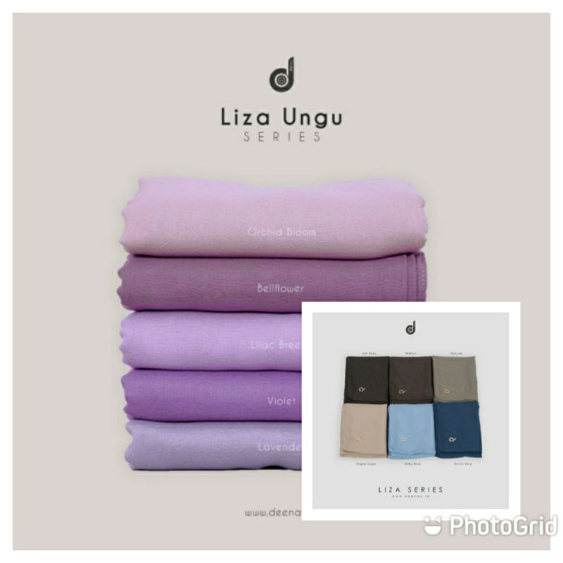 HIJAB DEENAY LIZA  BELLFLOWER VIOLET LAVENDER LILAC BREEZE ORCHID BLOOM MAPLE SUGAR ASH GREY WALNUT 