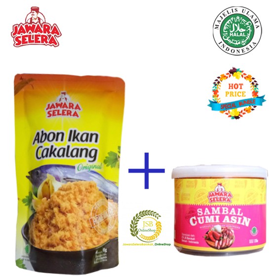 

SAMBAL CUMI ASIN ABON CAKALANG ORIGINAL JAWARA SELERA (PAHE)