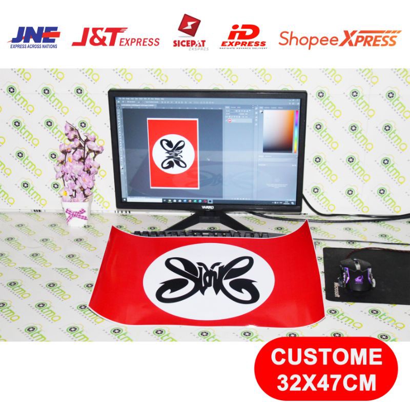 POSTER SLANK CUSTOME SESUKA HATI