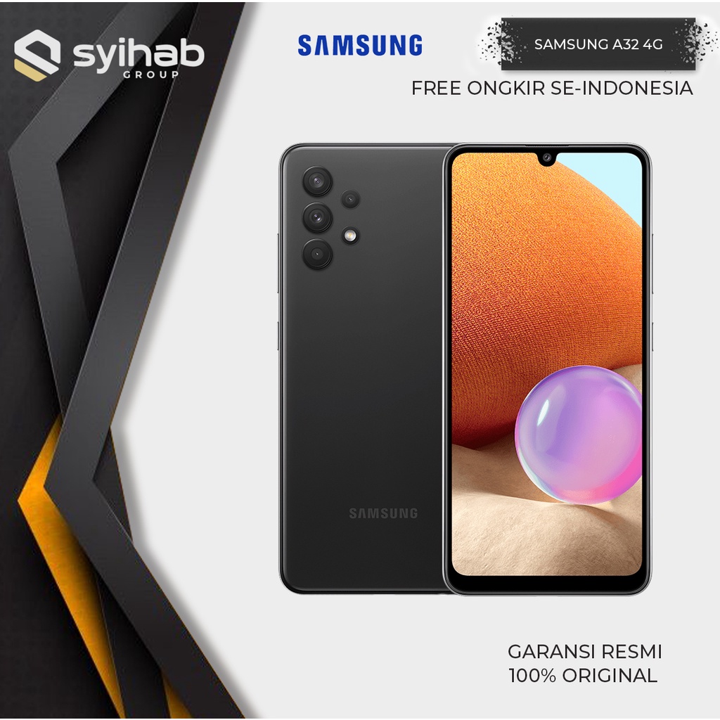 SAMSUNG GALAXY A32 4G 6/128GB,8/128GB Garansi 1 Tahun