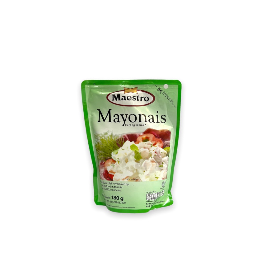 

Mayonnaise Maestro Original Mayonais @180gr