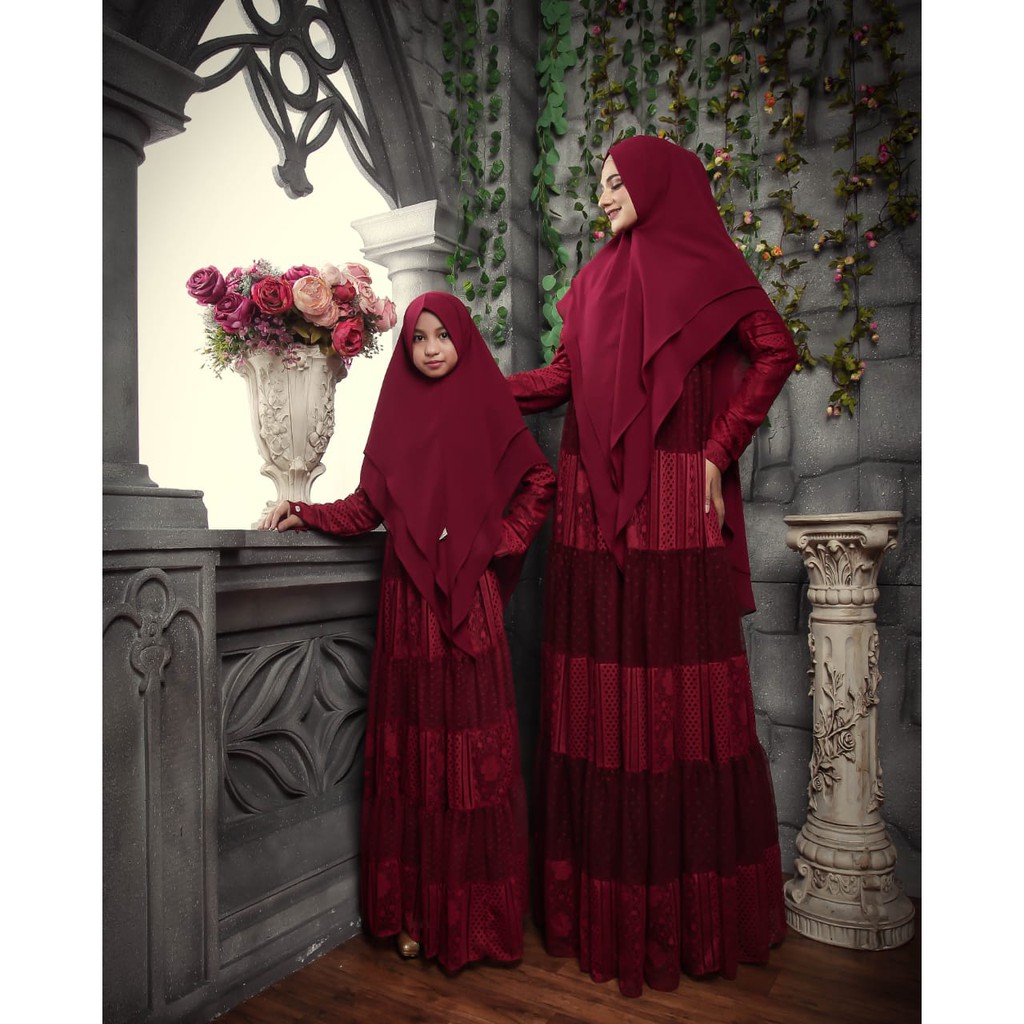 Dress muslim/gamis syari/gamis couple Zahida Syari