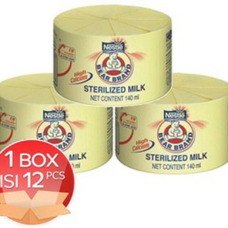 Bearbrand Thailand Sterilized Milk 140ml / Susu steril