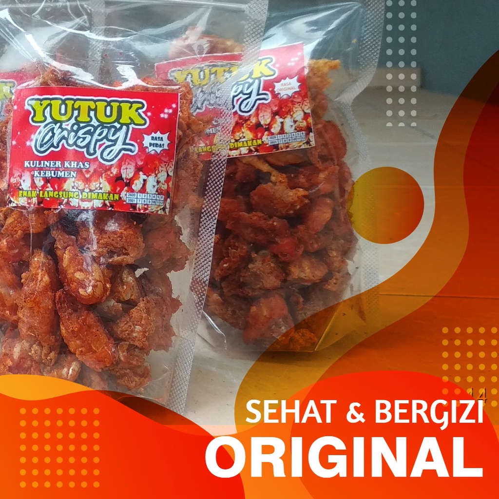 

YUTUK CRISPY - UNDUR UNDUR LAUT GORENG CRISPY - OLEH OLEH KHAS KOTA KEBUMEN ASLI