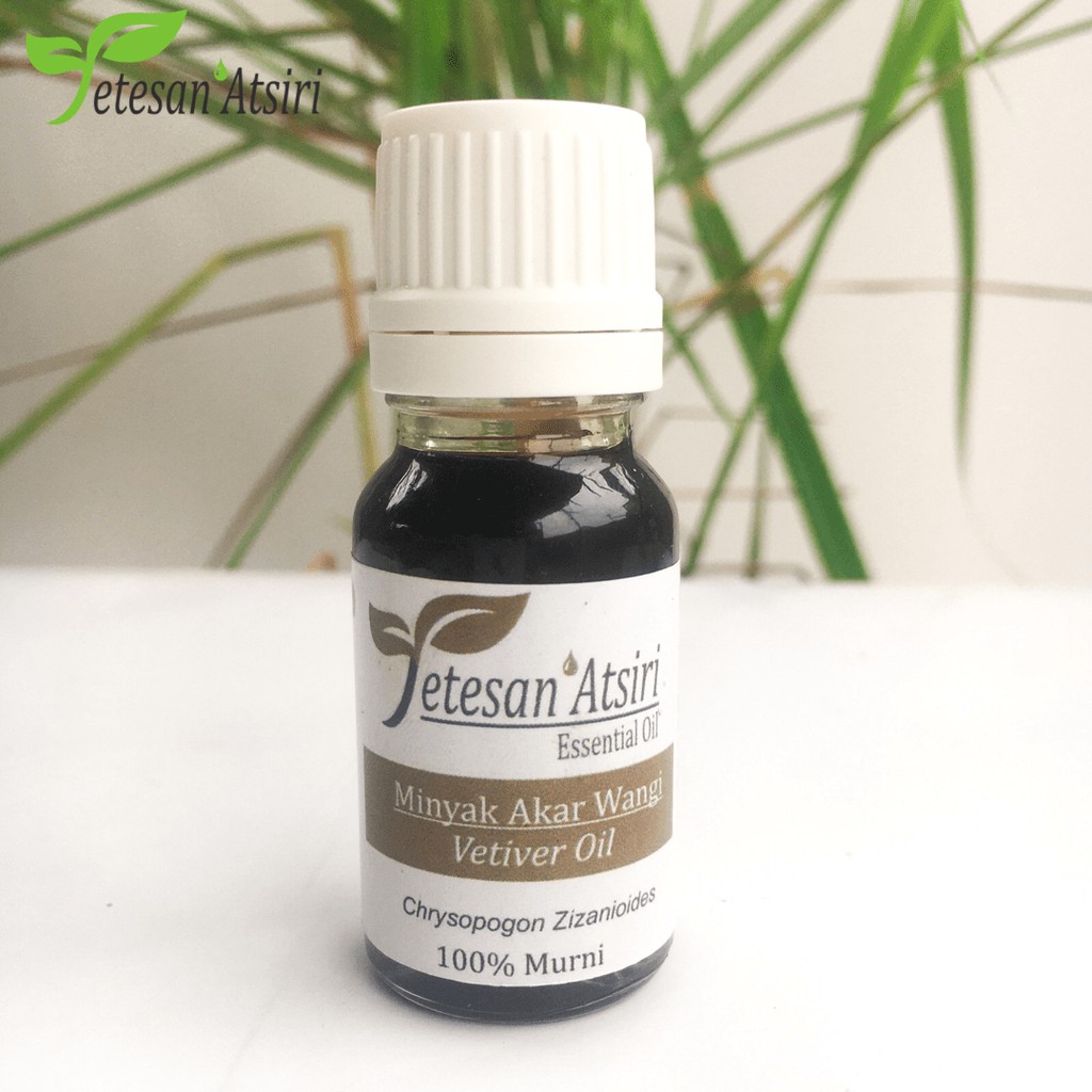 10ml minyak atsiri akar wangi minyak akar wangi murni 100% vetiver essential oil aromaterapy