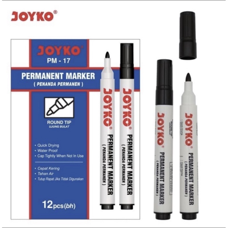 

JOYKO SPIDOL PERMANEN MARKER | PERMANENT SPIDOL JOYKO HITAM