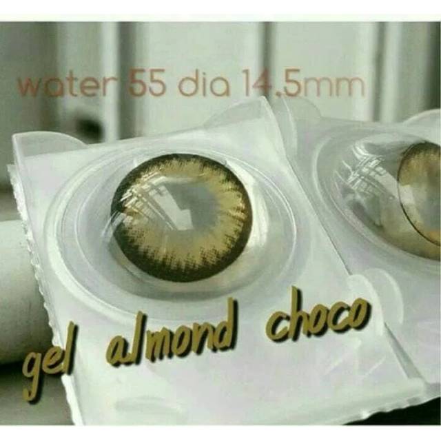 SOFTLENS TOPGEL ALMOND CHOCO 14.5mm MINUS -050 S/D -10.00